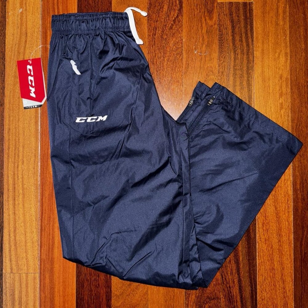 Youth XL ~ True Navy Blue CCM TEAM Hockey Active/Warm-Up Pants PN5591 ~ NWT!